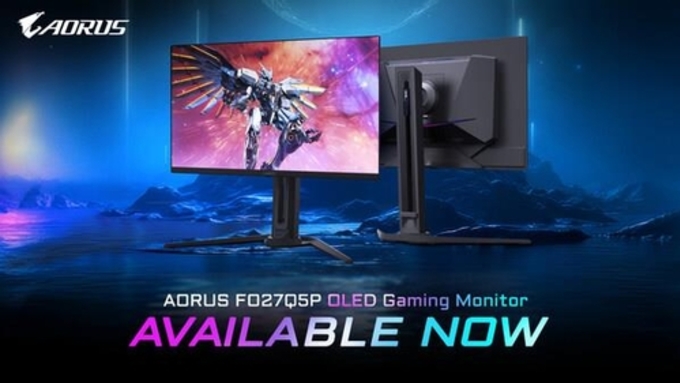 기가바이트, 500Hz 주사율 27인치 QD-OLED 모니터 AORUS FO27Q5P 출시